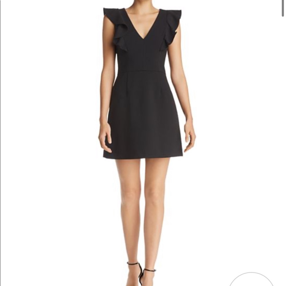 French Connection Whisper Ruffle Mini Dress